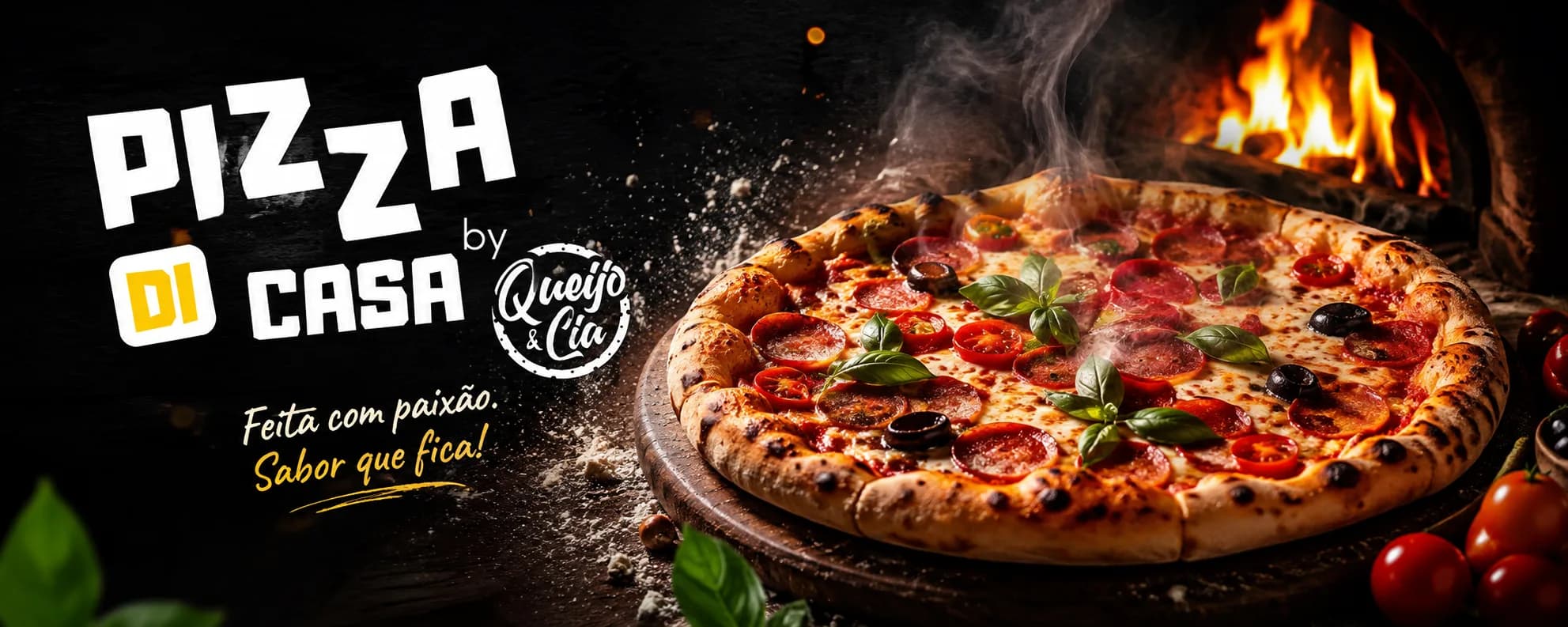 Pizza Di Casa by Queijo & Cia — feita com paixão, sabor que fica